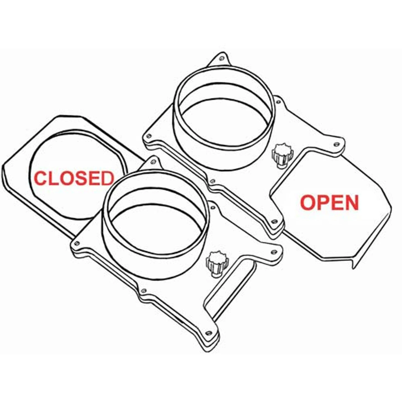 Promo ❤️ BLAST GATE METAL 2 1/2IN. SELF CLEANING 🎁 2 Promo ❤️ BLAST GATE METAL 2 1/2IN. SELF CLEANING 🎁 - Image 2